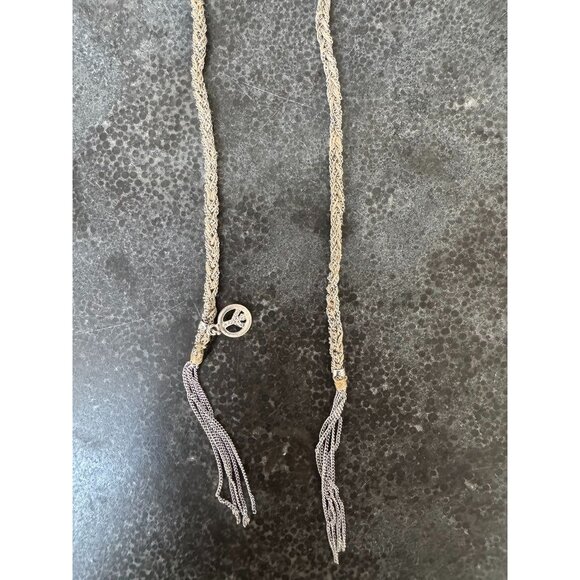 Carolina Bucci White Gold 18K Lucky Bracelet With Peace Charm - Picture 10 of 12